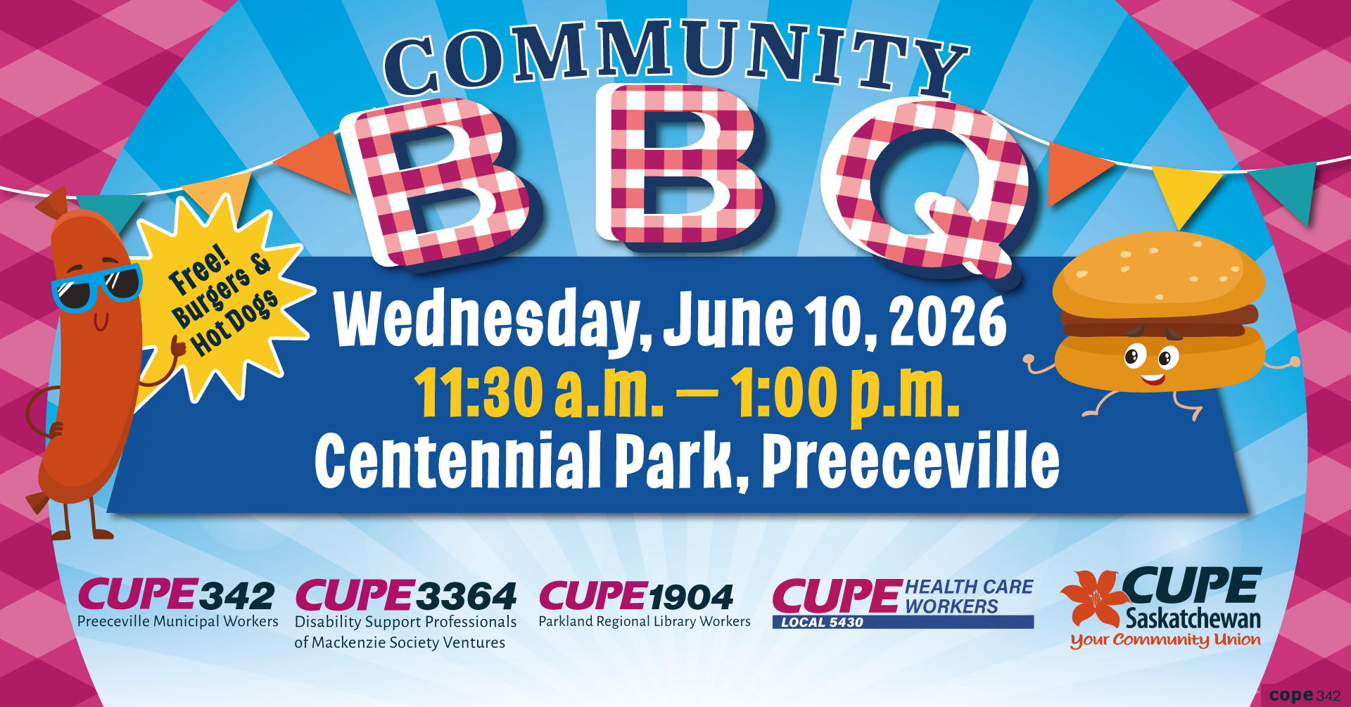 CUPE BBQ – Preeceville, SK